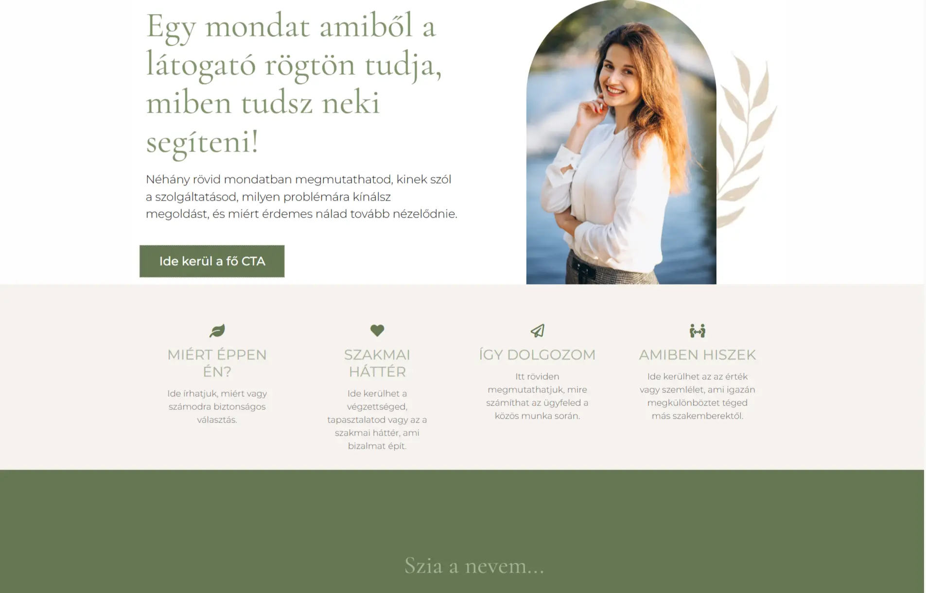 BLOOM weboldal koncepció